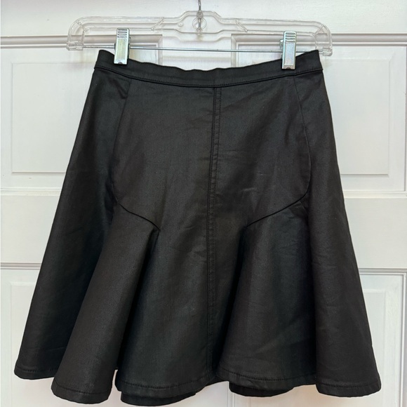 7 for all mankind black miniskirt - Picture 1 of 5